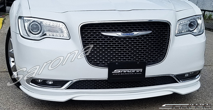 Custom Chrysler 300  Sedan Front Add-on Lip (2011 - 2019) - $450.00 (Part #CR-007-FA)